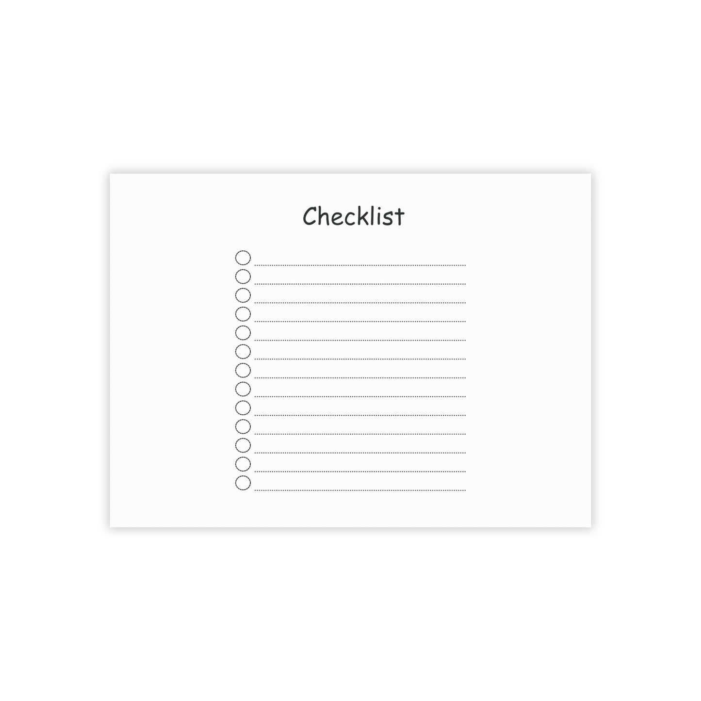 Checklist Post-it® Note Pads 10% Discount Up to $50 Purchase