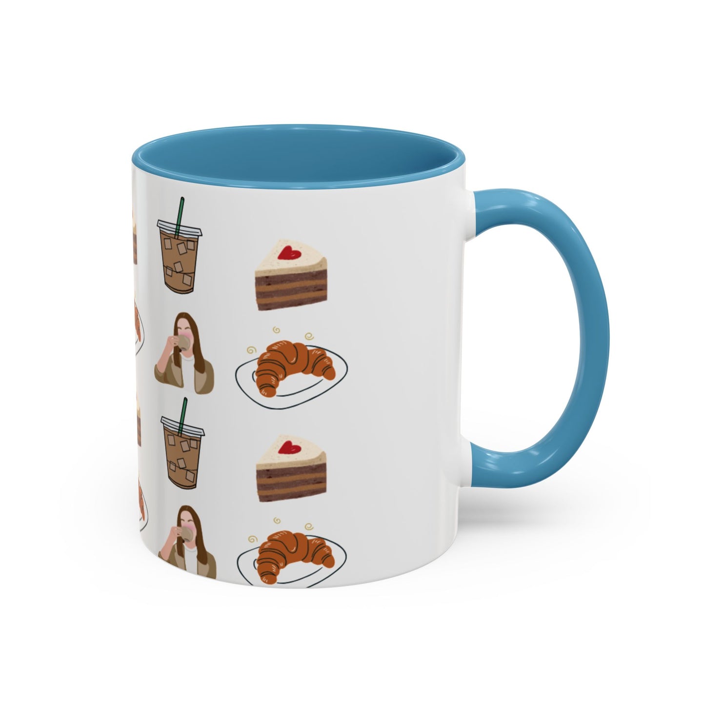 Café Vibes Accent Coffee Mug - 11 and 15oz, Perfect for Coffee Lovers