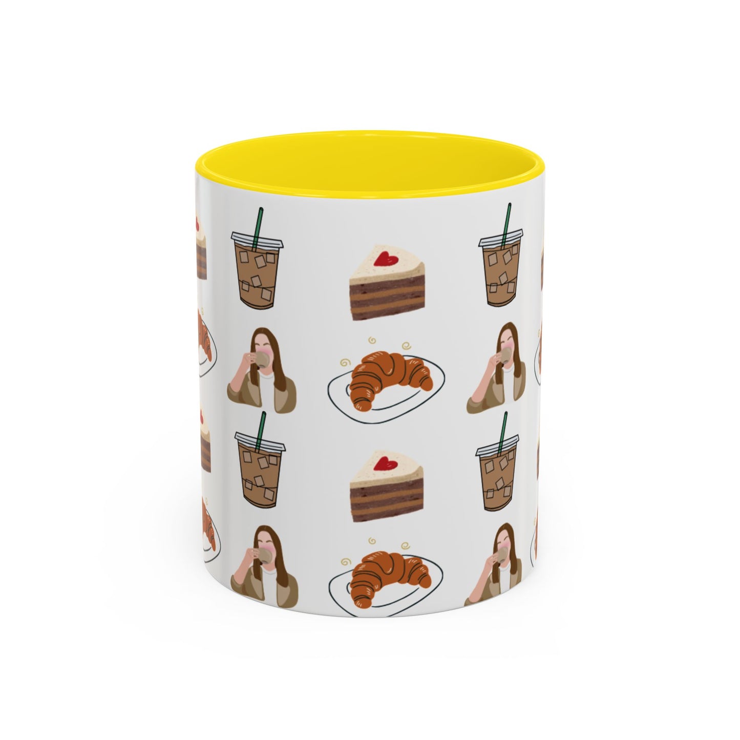 Café Vibes Accent Coffee Mug - 11 and 15oz, Perfect for Coffee Lovers