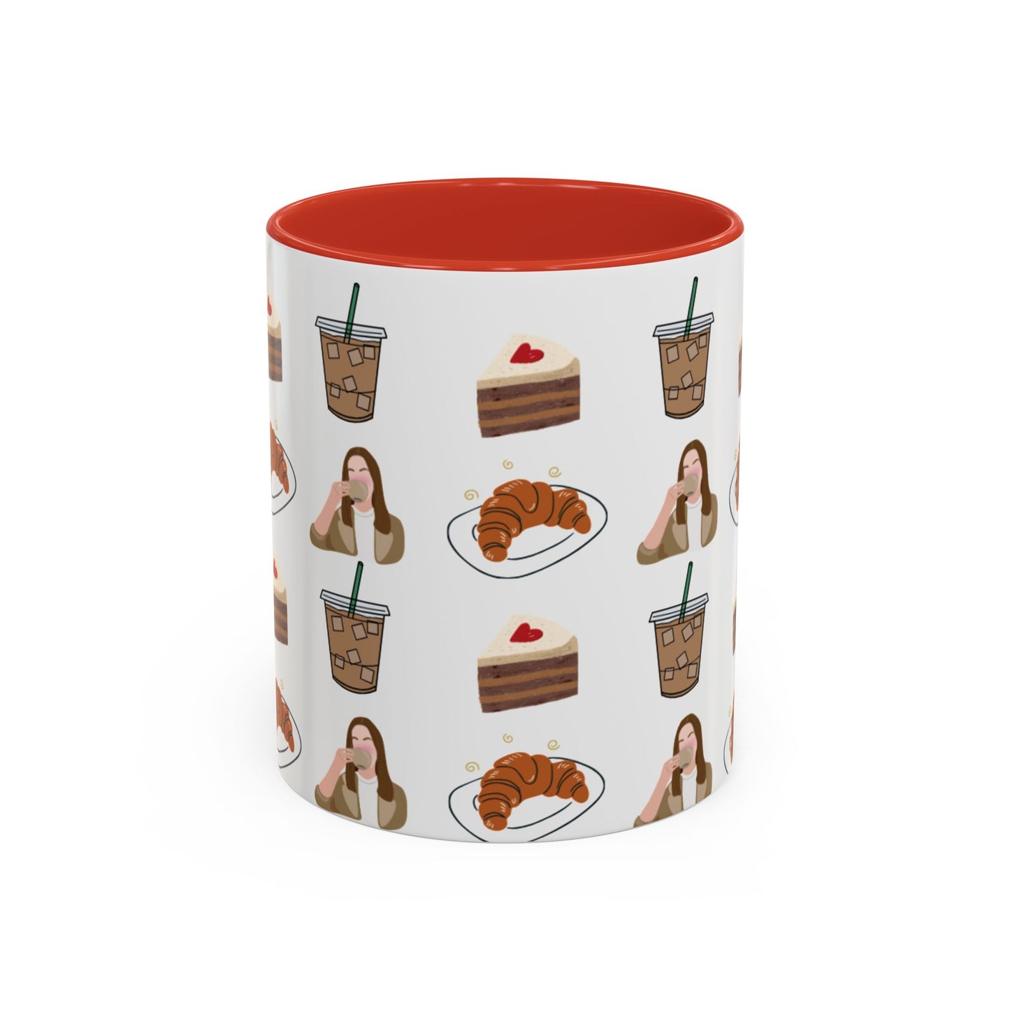 Café Vibes Accent Coffee Mug - 11 and 15oz, Perfect for Coffee Lovers