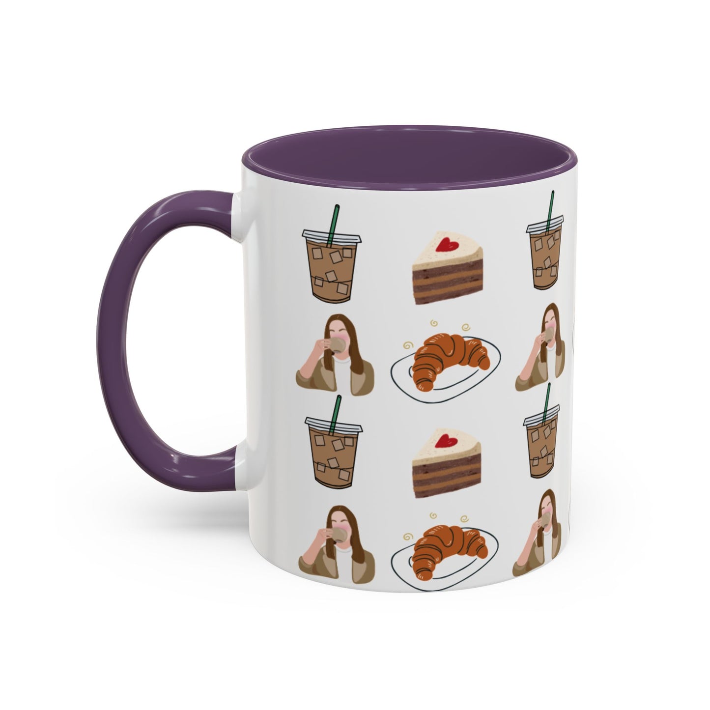 Café Vibes Accent Coffee Mug - 11 and 15oz, Perfect for Coffee Lovers