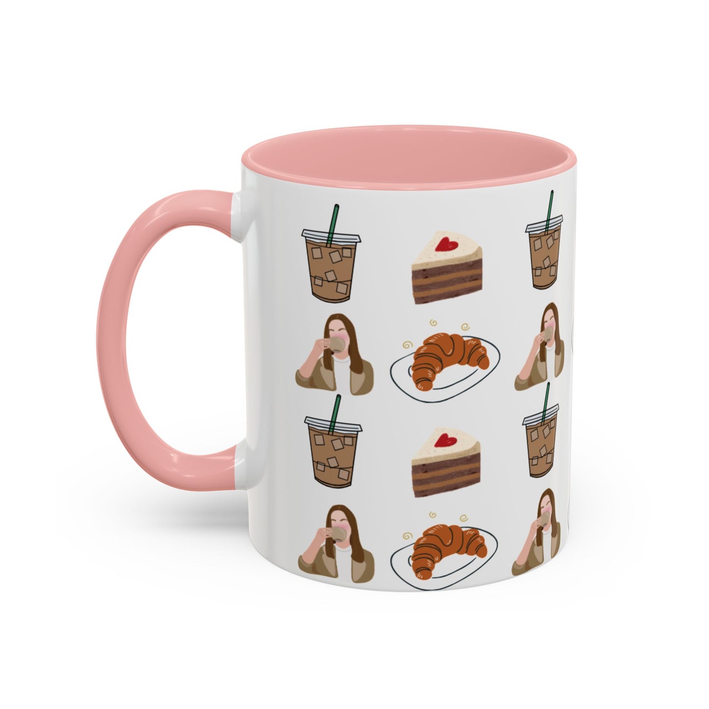Café Vibes Accent Coffee Mug - 11 and 15oz, Perfect for Coffee Lovers