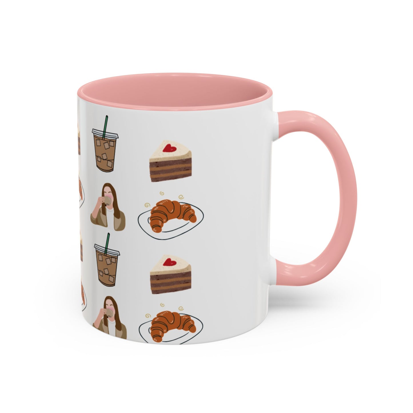 Café Vibes Accent Coffee Mug - 11 and 15oz, Perfect for Coffee Lovers
