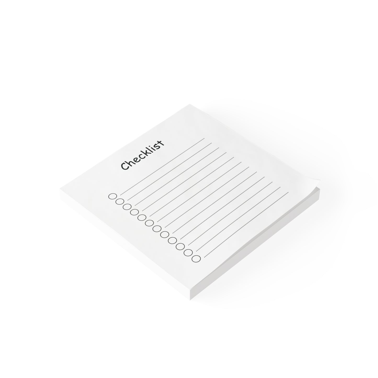 Checklist Post-it® Note Pads 10% Discount Up to $50 Purchase