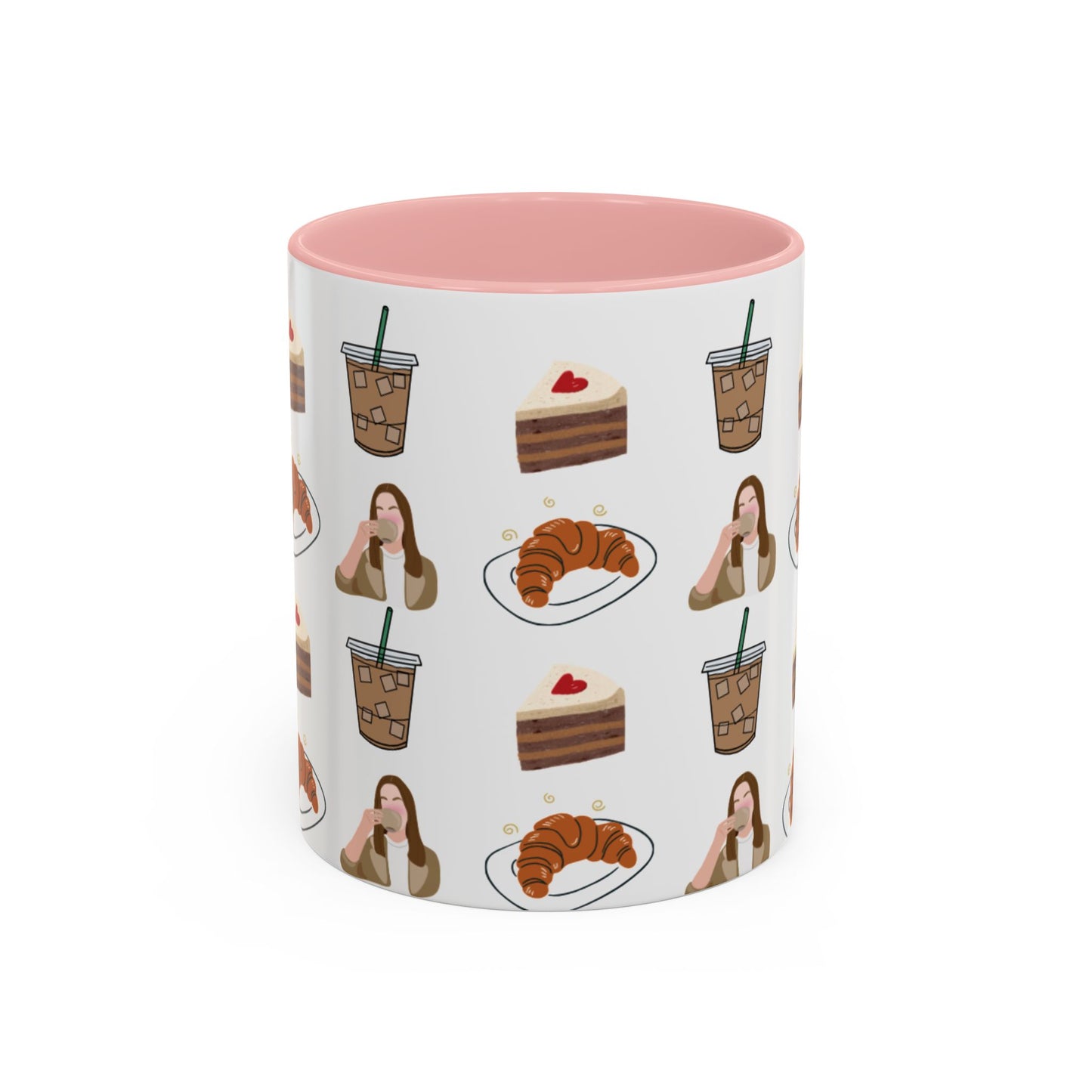 Café Vibes Accent Coffee Mug - 11 and 15oz, Perfect for Coffee Lovers