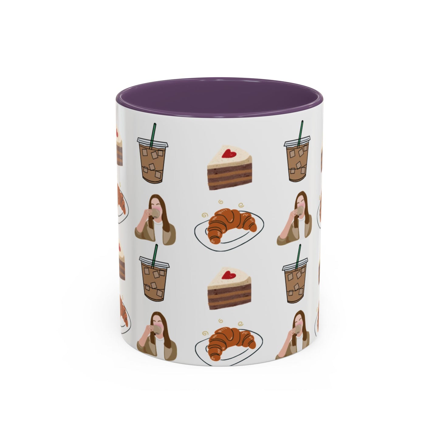 Café Vibes Accent Coffee Mug - 11 and 15oz, Perfect for Coffee Lovers