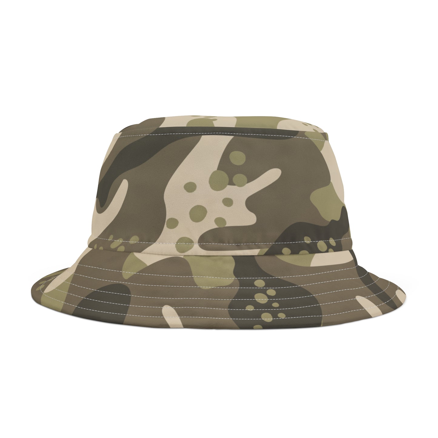 Unisex Brown Camouflage Bucket Hat