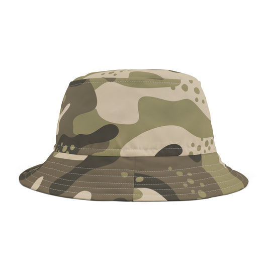 Unisex Brown Camouflage Bucket Hat