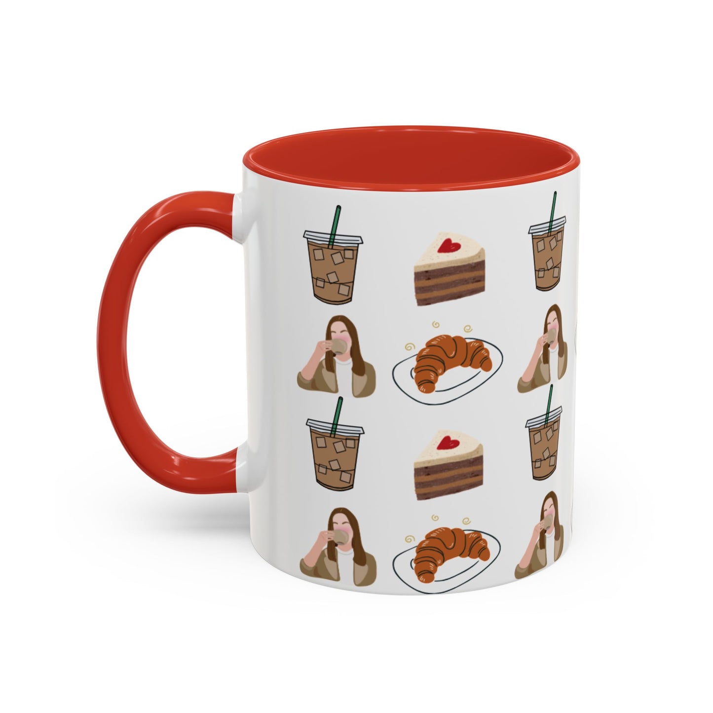 Café Vibes Accent Coffee Mug - 11 and 15oz, Perfect for Coffee Lovers
