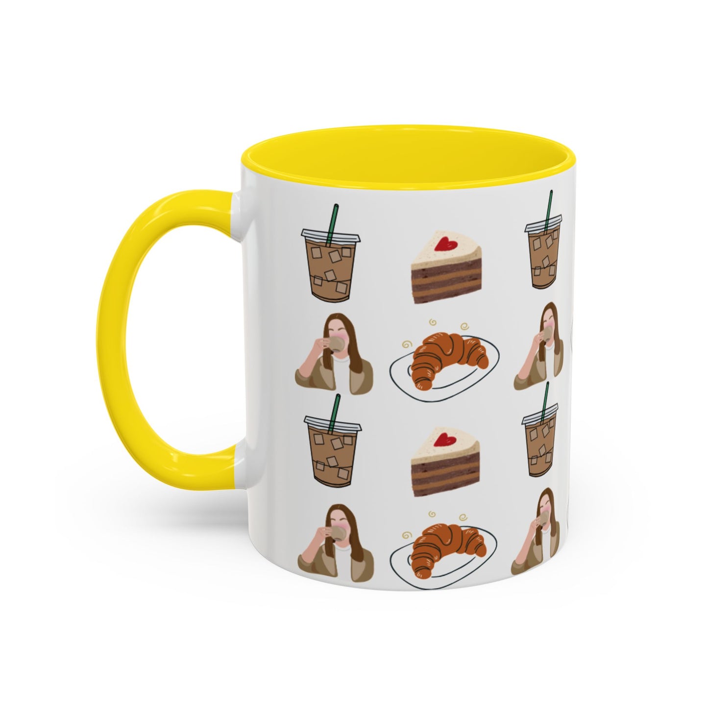 Café Vibes Accent Coffee Mug - 11 and 15oz, Perfect for Coffee Lovers