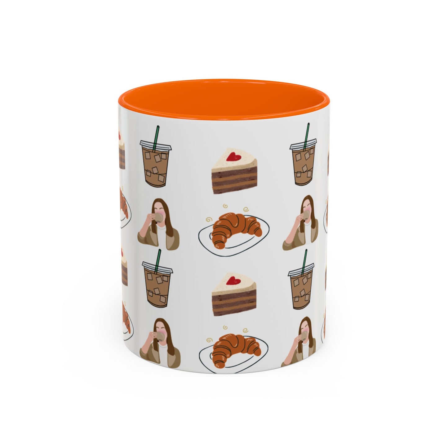 Café Vibes Accent Coffee Mug - 11 and 15oz, Perfect for Coffee Lovers