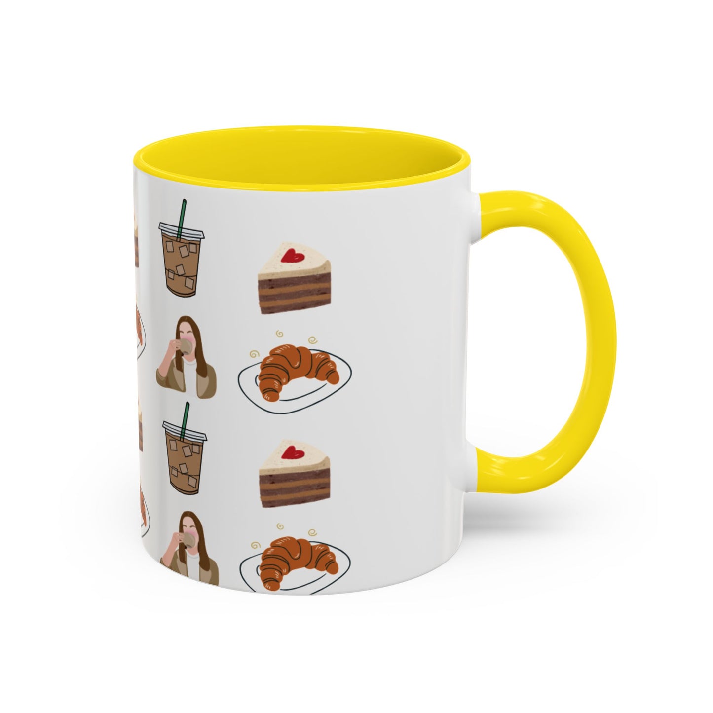 Café Vibes Accent Coffee Mug - 11 and 15oz, Perfect for Coffee Lovers