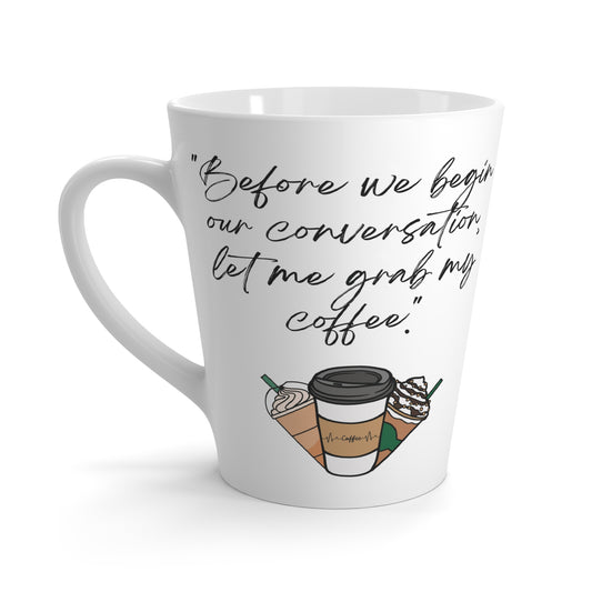Coffee Latte Mug 10% Discount Up to $50 Purchase
