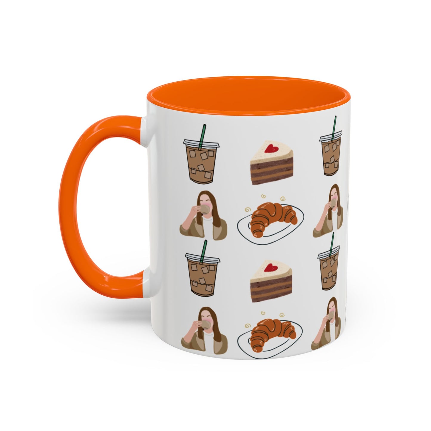 Café Vibes Accent Coffee Mug - 11 and 15oz, Perfect for Coffee Lovers