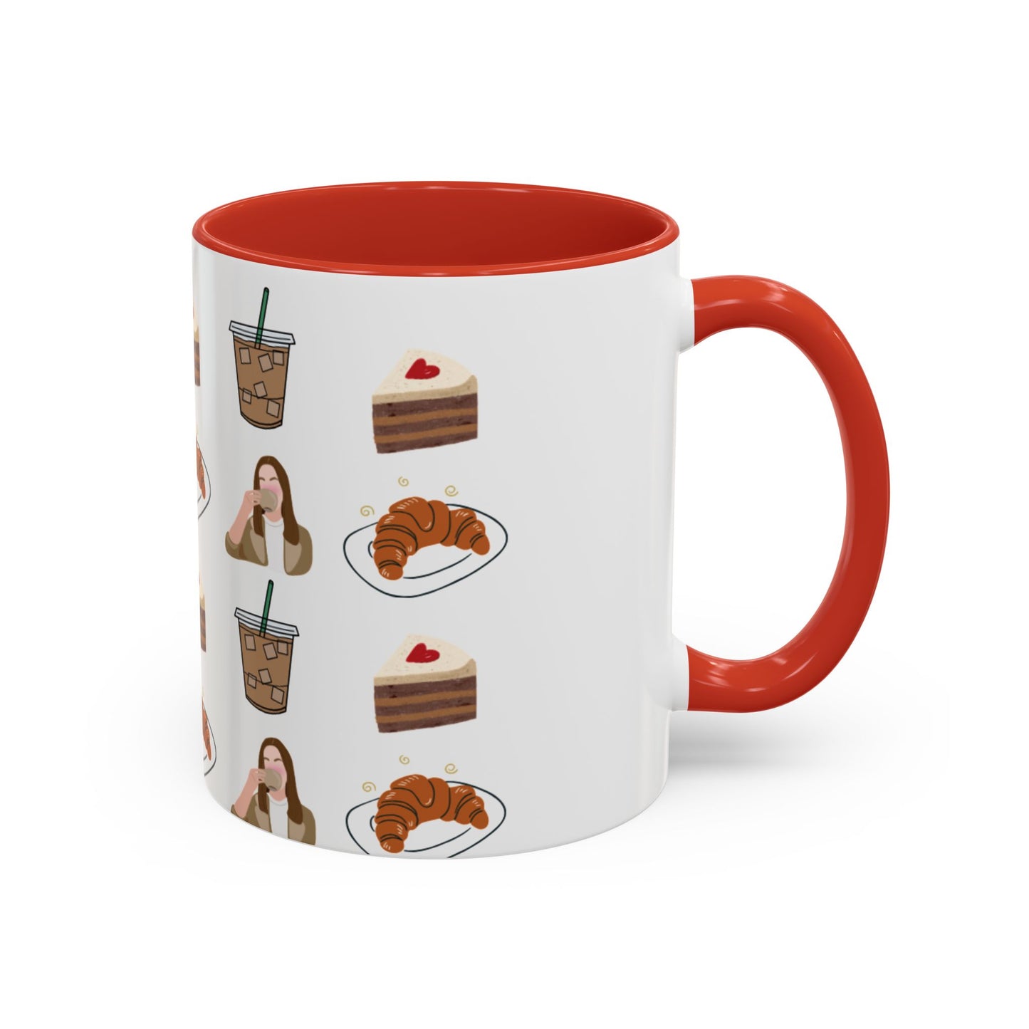 Café Vibes Accent Coffee Mug - 11 and 15oz, Perfect for Coffee Lovers