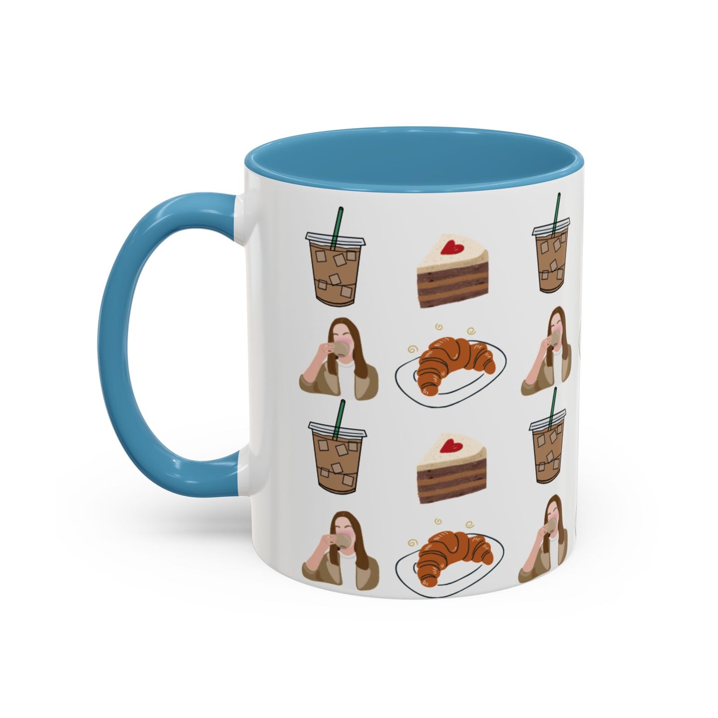 Café Vibes Accent Coffee Mug - 11 and 15oz, Perfect for Coffee Lovers