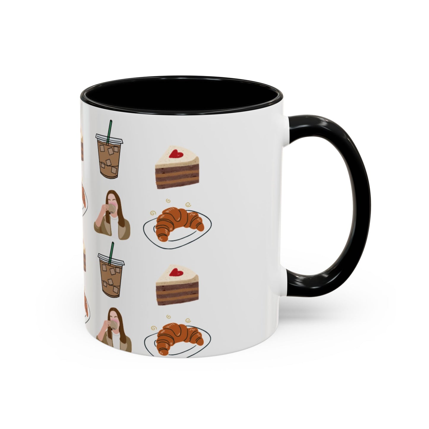 Café Vibes Accent Coffee Mug - 11 and 15oz, Perfect for Coffee Lovers