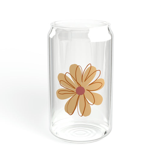 One Flower Sipper Glass, 16oz 10% Discount Up to $50 Purchase