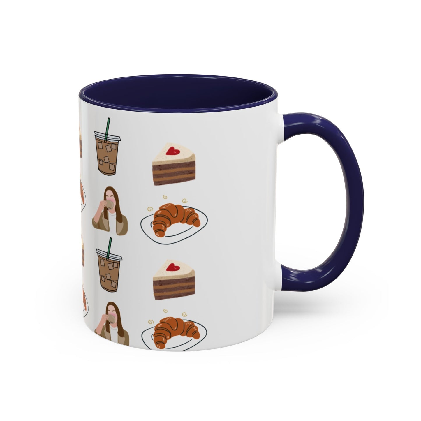 Café Vibes Accent Coffee Mug - 11 and 15oz, Perfect for Coffee Lovers
