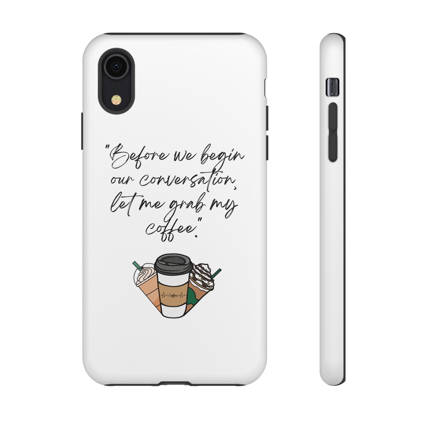 Fundas resistentes para iPhone Coffee Time 10% de descuento hasta $50 de compra