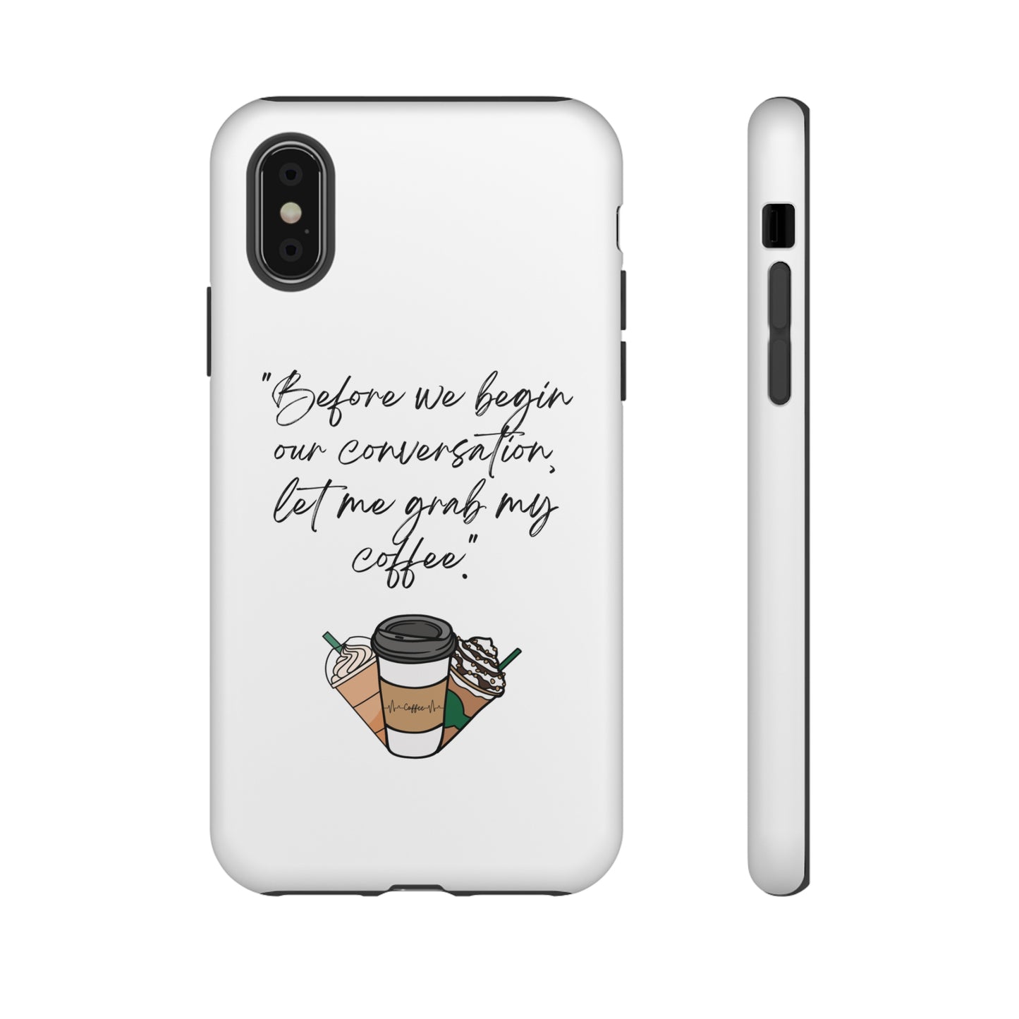 Fundas resistentes para iPhone Coffee Time 10% de descuento hasta $50 de compra