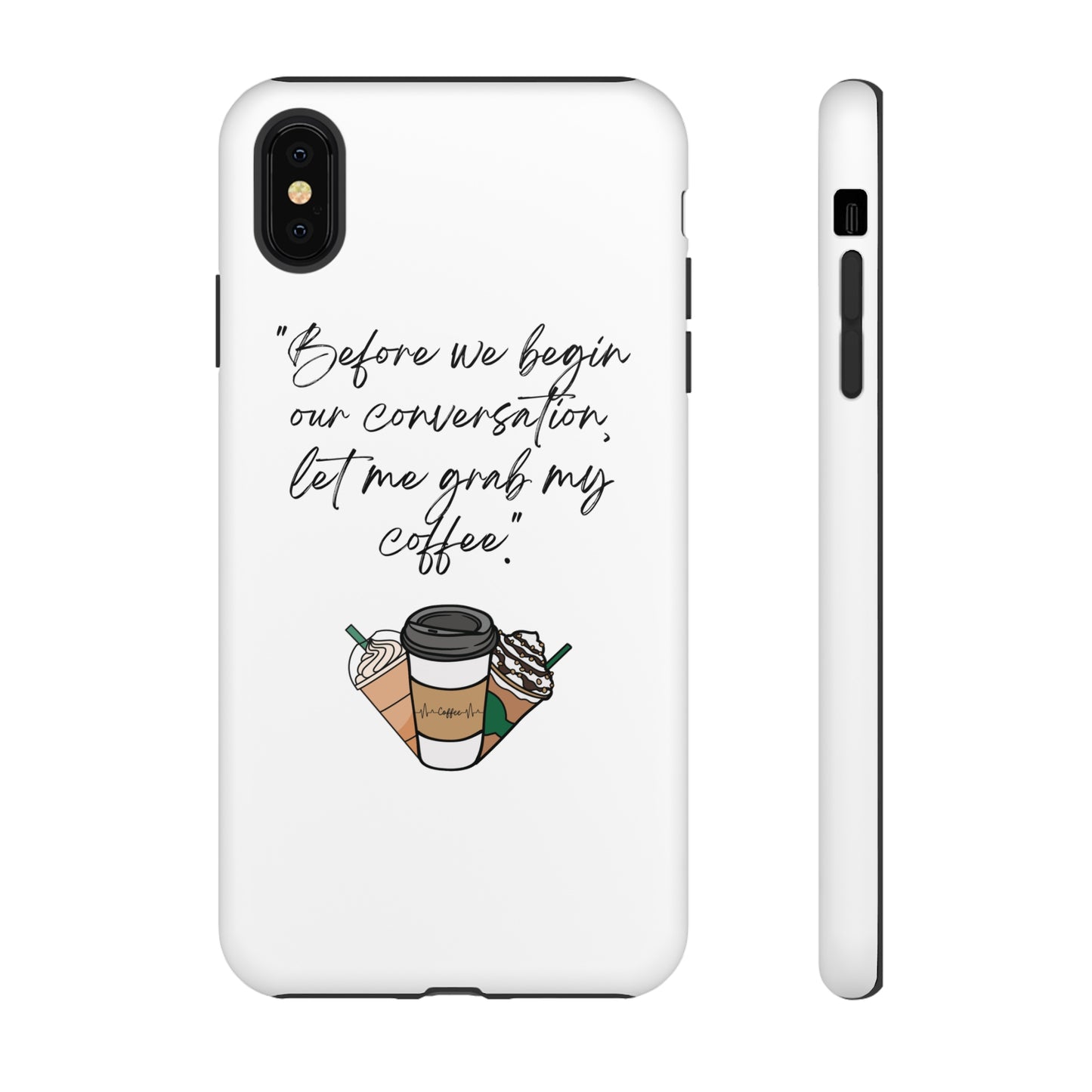 Fundas resistentes para iPhone Coffee Time 10% de descuento hasta $50 de compra