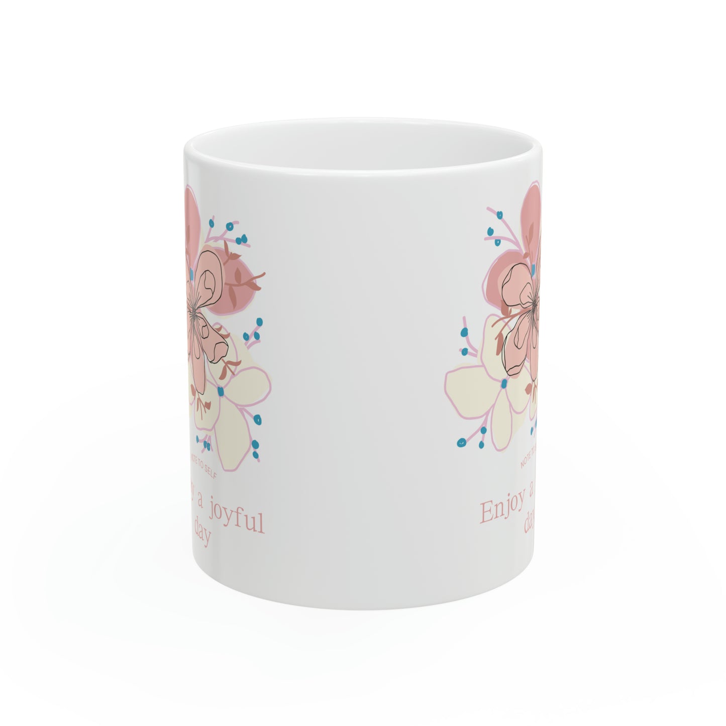 Taza de cerámica 11oz 10% de descuento Hasta $50 de compra