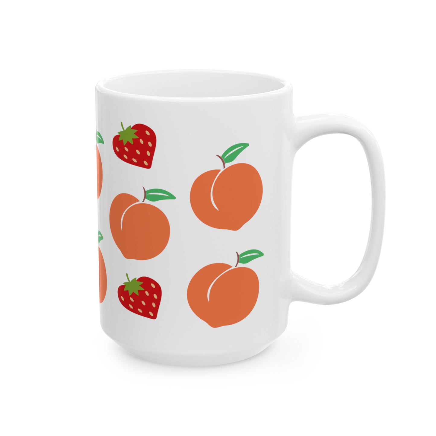 Copy of Fruit Ceramic Mug, (11oz, 15oz)