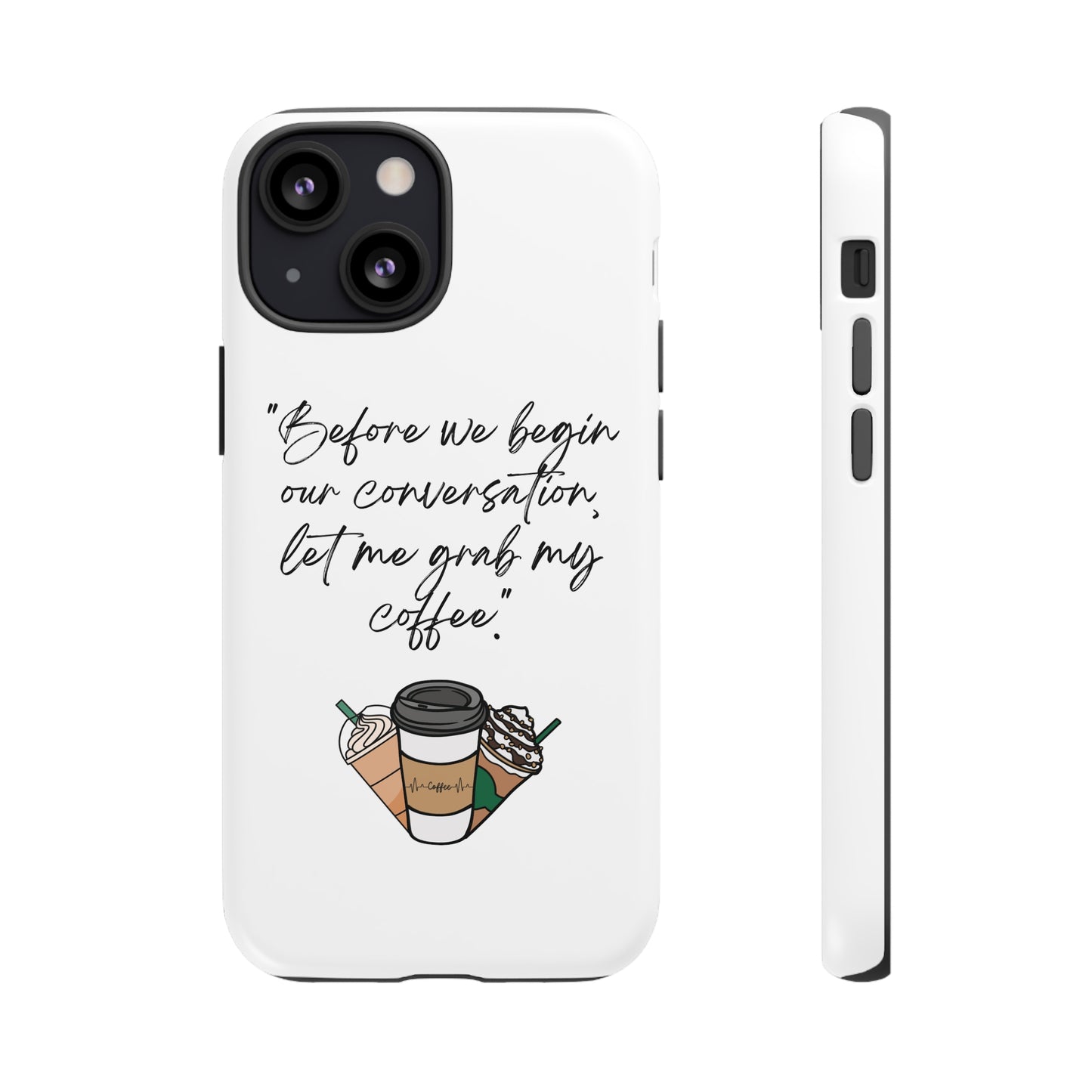 Fundas resistentes para iPhone Coffee Time 10% de descuento hasta $50 de compra