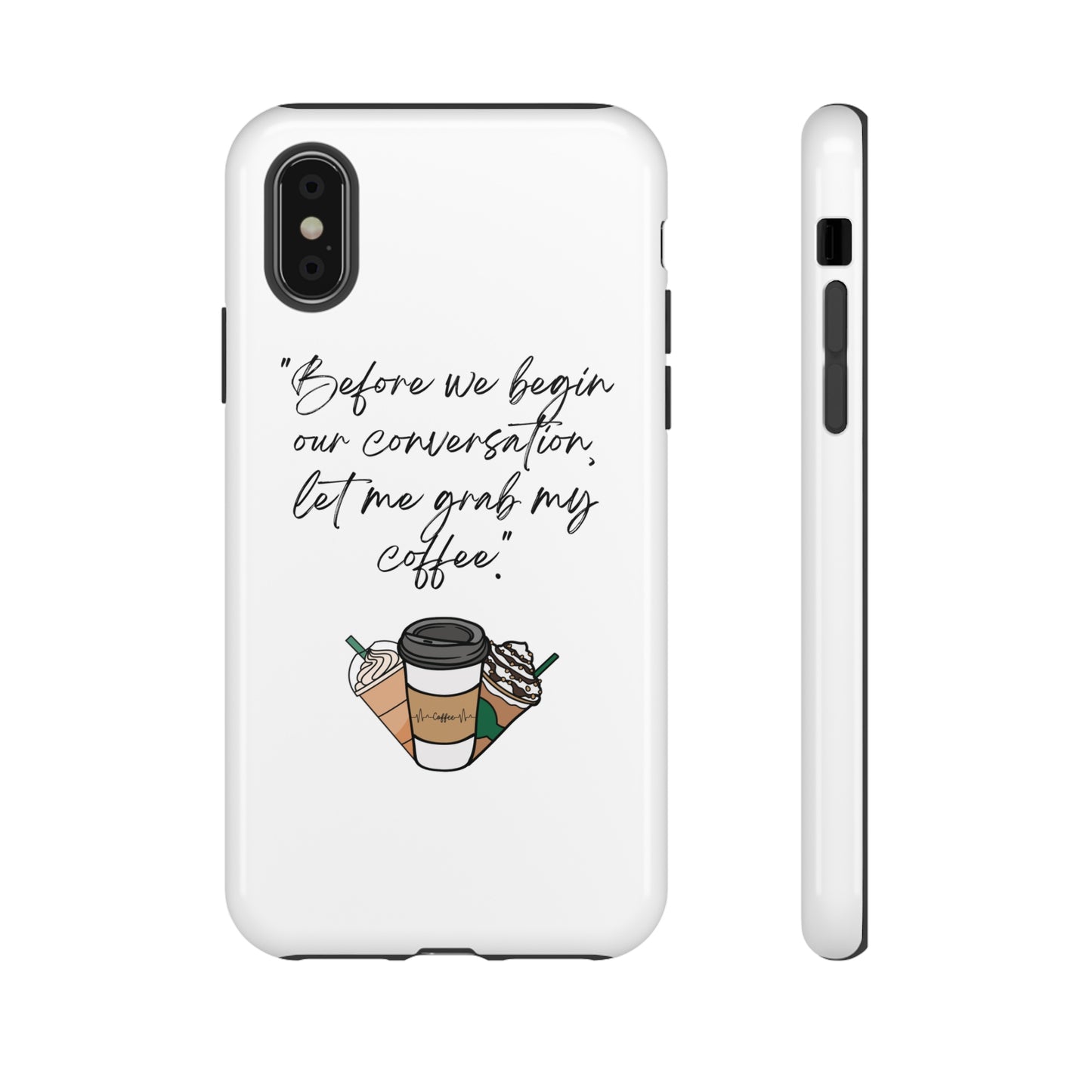 Fundas resistentes para iPhone Coffee Time 10% de descuento hasta $50 de compra