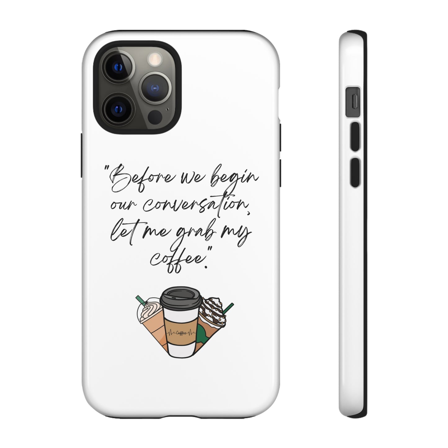 Fundas resistentes para iPhone Coffee Time 10% de descuento hasta $50 de compra