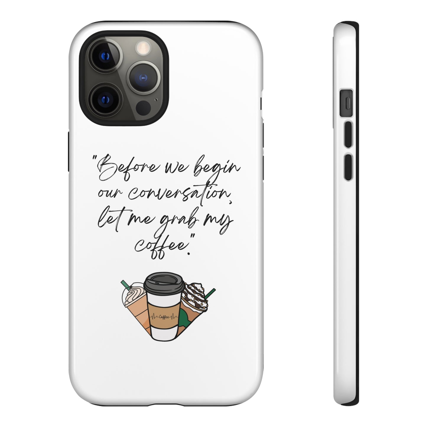 Fundas resistentes para iPhone Coffee Time 10% de descuento hasta $50 de compra