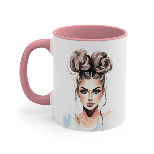 Taza de café decorativa, 11 oz 10% de descuento hasta $50 de compra