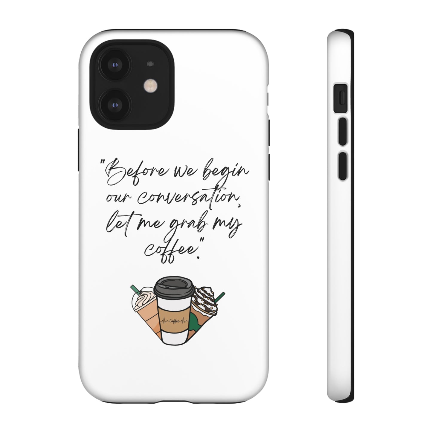 Fundas resistentes para iPhone Coffee Time 10% de descuento hasta $50 de compra