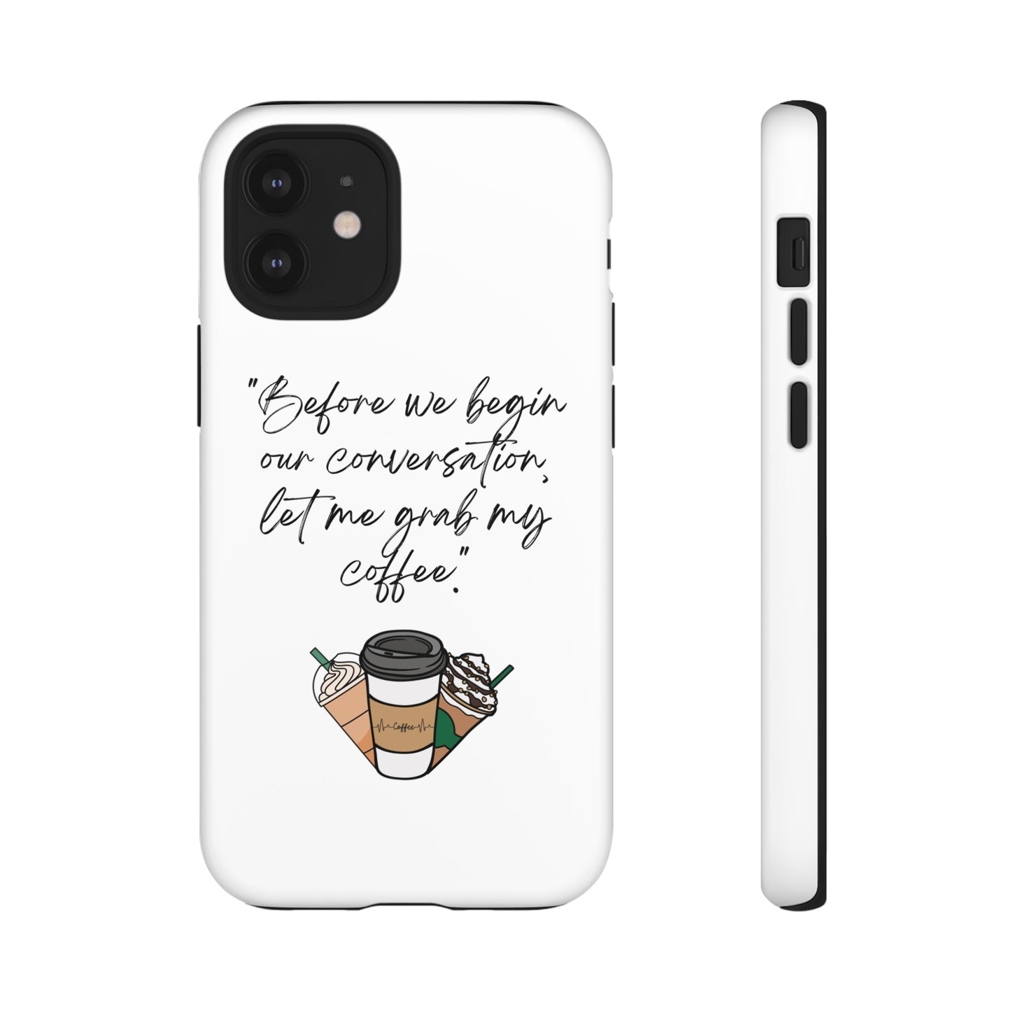 Fundas resistentes para iPhone Coffee Time 10% de descuento hasta $50 de compra