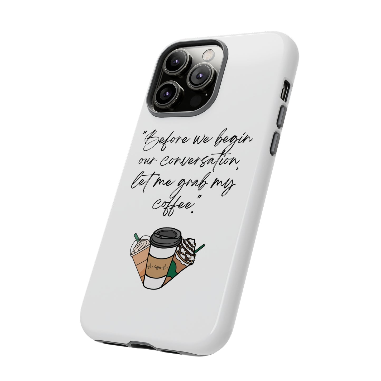 Coffee Time Tough iPhone Cases 10% Discount up to $50 Purchase