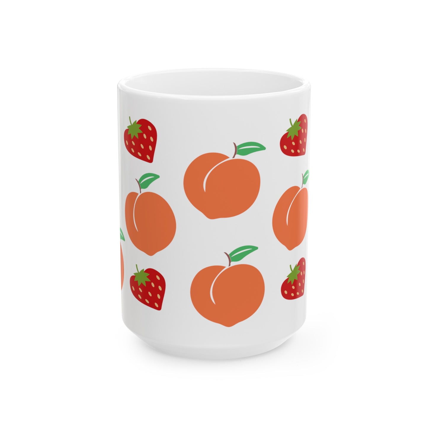 Copy of Fruit Ceramic Mug, (11oz, 15oz)