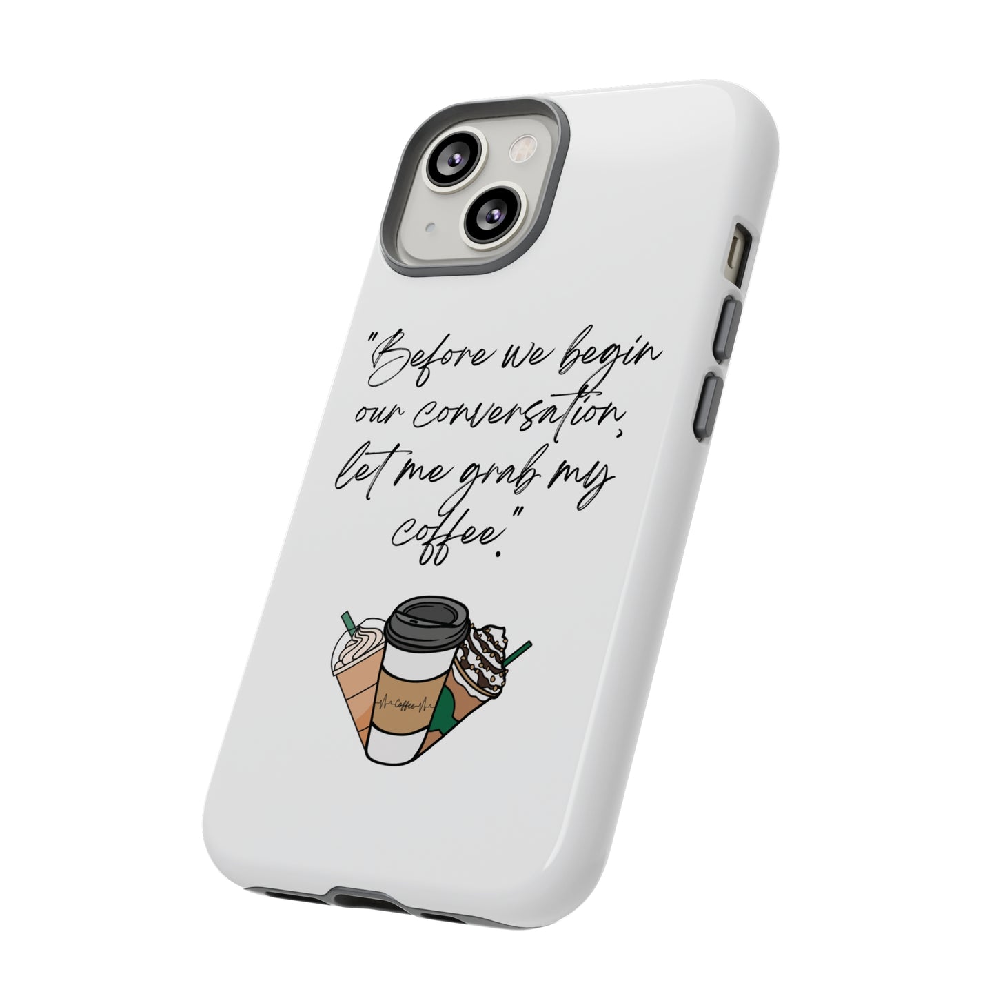 Fundas resistentes para iPhone Coffee Time 10% de descuento hasta $50 de compra