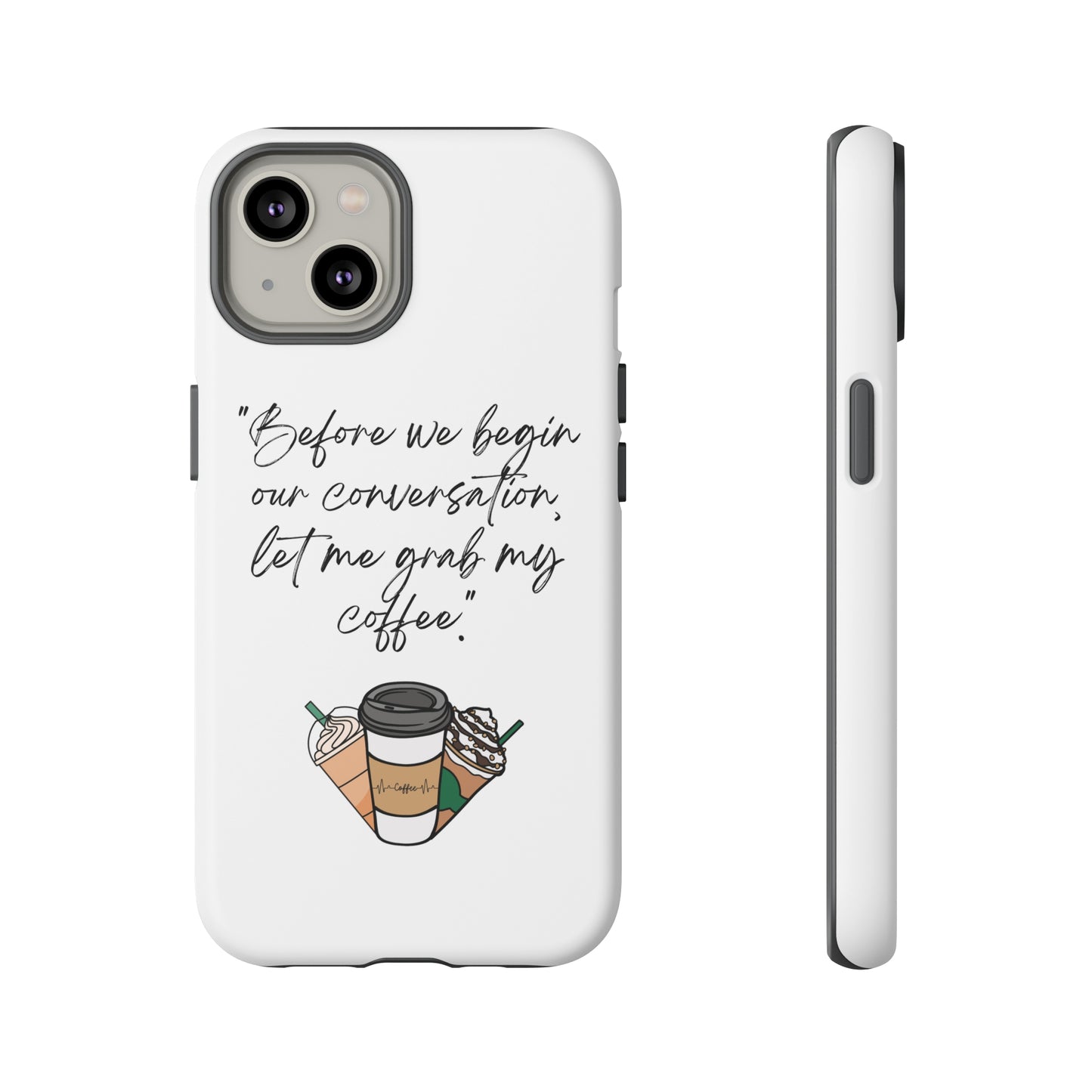 Fundas resistentes para iPhone Coffee Time 10% de descuento hasta $50 de compra