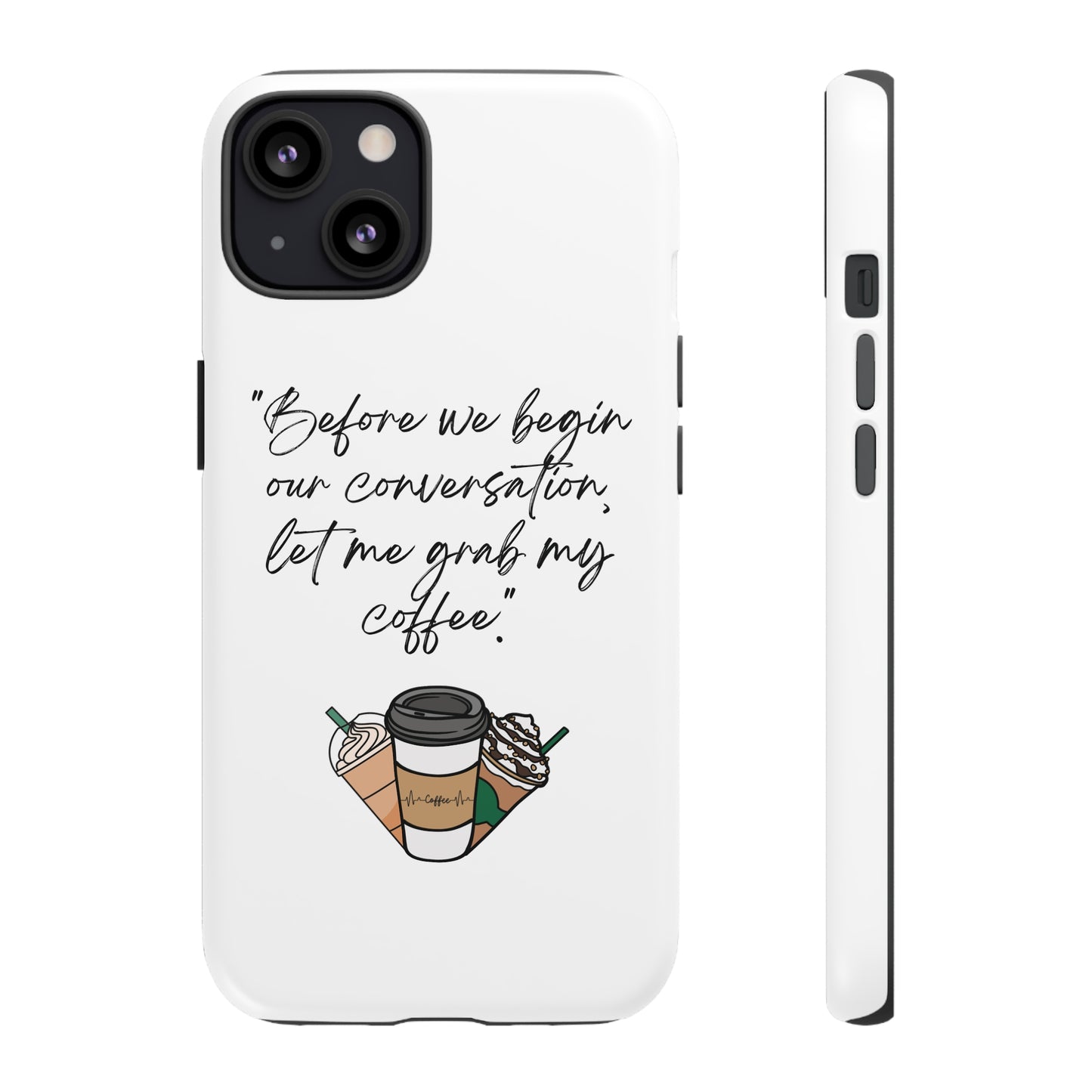 Fundas resistentes para iPhone Coffee Time 10% de descuento hasta $50 de compra