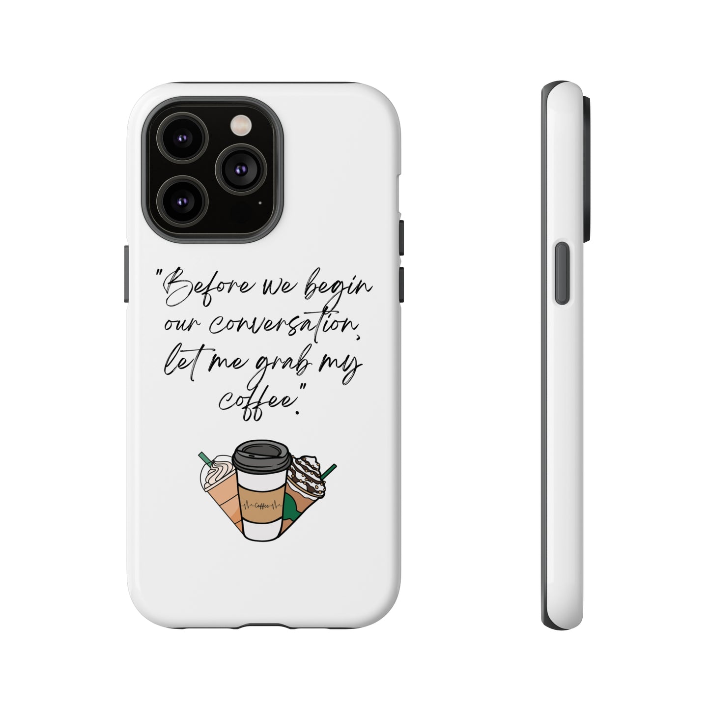 Fundas resistentes para iPhone Coffee Time 10% de descuento hasta $50 de compra